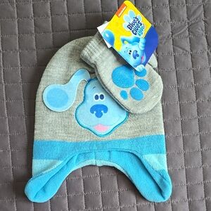 Blue's Clues Baby Hat and Mittens Set